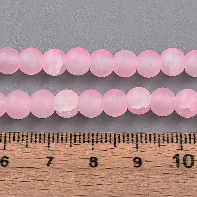 Crackle Glass Beads X1-GLAA-N009-6mm-02-1