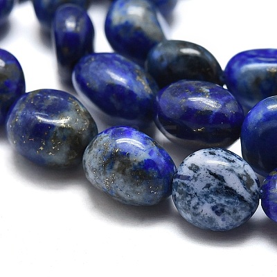Natural Lapis Lazuli Beads Strands X-G-O186-B-17-1