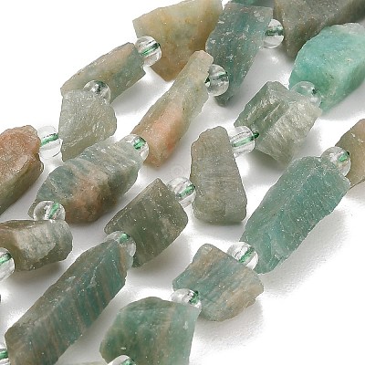 Natural Amazonite Beads Strands GG-CBA0B77-A25-02-1