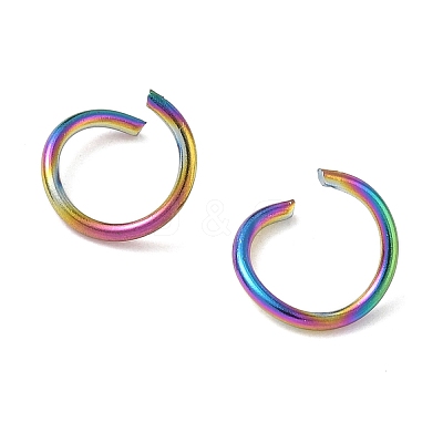 304 Stainless Steel Open Jump Rings STAS-Z150-01E-RC-1