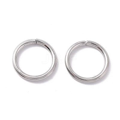 Non-Tarnish 304 Stainless Steel Open Jump Rings STAS-C040-01C-P-1