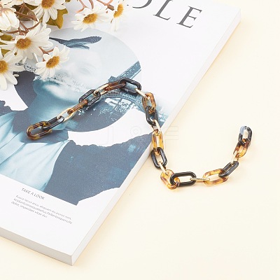 Handmade Acrylic Cable Chain Sets AJEW-JB00932-1