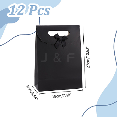 Rectangle Paper Gift Bags CARB-WH0017-14B-05-1