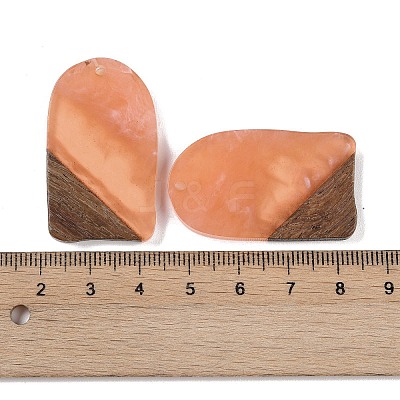Resin & Wood Pendants WOOD-F015-13A-1