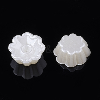 ABS Plastic Imitation Pearl Rhinestone Settings OACR-S020-16-1