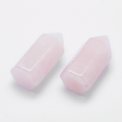 Natural Rose Quartz Pointed Beads X-G-G760-K20-1