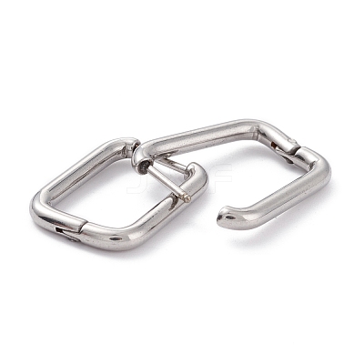 Tarnish Resistant 201 Stainless Steel Hoop Earrings STAS-D451-35P-1