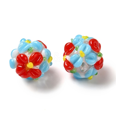 Handmade Lampwork Beads LAMP-B025-03B-14-1