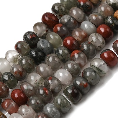 Natural African Bloodstone Beads Strands G-A280-A06-01-1