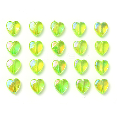 100Pcs Eco-Friendly Transparent Acrylic Beads TACR-YW0001-07G-1