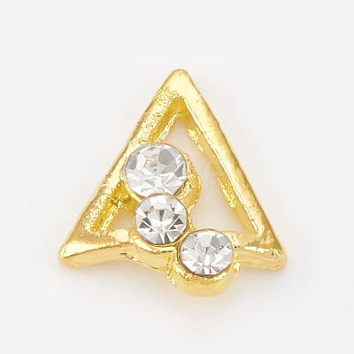 Alloy Rhinestone Cabochons MRMJ-T013-09B-1
