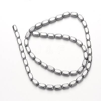 Electroplate Non-magnetic Synthetic Hematite Bead Strands G-F300-40A-01-1