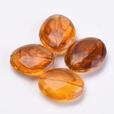 Acrylic Beads X-OACR-S016-30-1