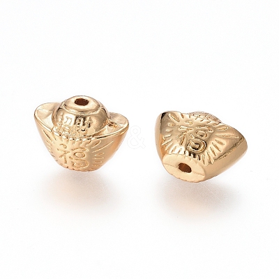 Long-Lasting Plated Alloy Beads X-PALLOY-E576-01G-1