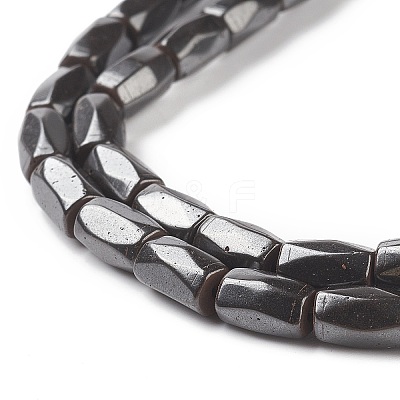 Magnetic Synthetic Hematite Beads Strands X-IM302-1