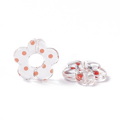 Transparent Acrylic Beads OACR-C009-06C-1
