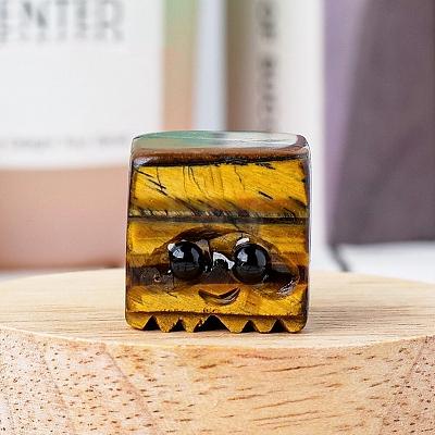 Natural Tiger Eye Display Decorations G-PW0004-19D-1