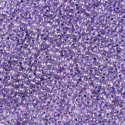 6/0 Transparent Inside Colours Glass Seed Round Beads X1-SEED-N006-004G-1