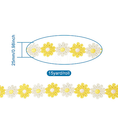 Colorful Polyester Lace Trim OCOR-TA0001-34H-1