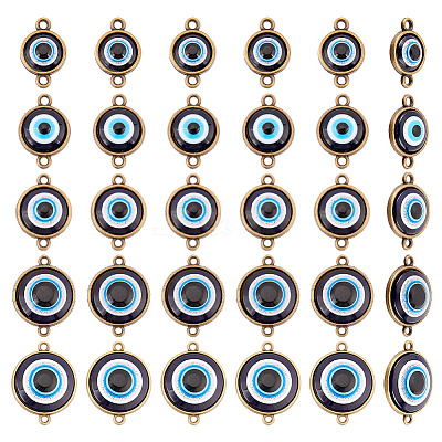 30Pcs 5 Style Plastic Connector Charms FIND-AR0002-83AB-1