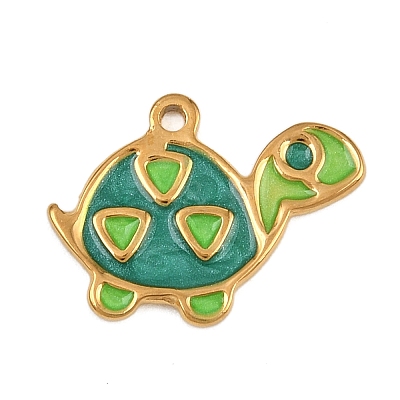 304 Stainless Steel Enamel Charms STAS-G363-19G-03-1