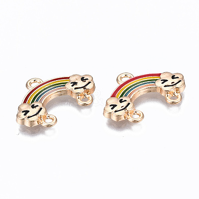 Alloy Enamel Chandelier Component Links ENAM-S127-006-RS-1