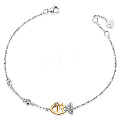 925 Sterling Silver Link Bracelets JB567A-1