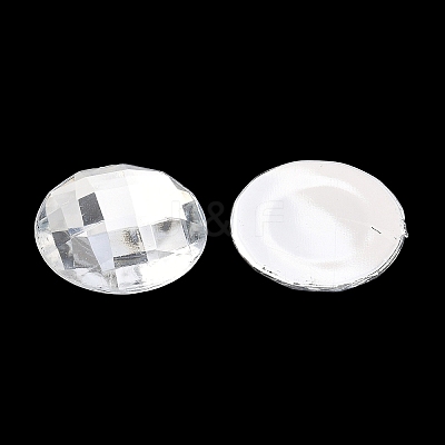Acrylic Rhinestone Cabochons GACR-R002-25mm-08-1