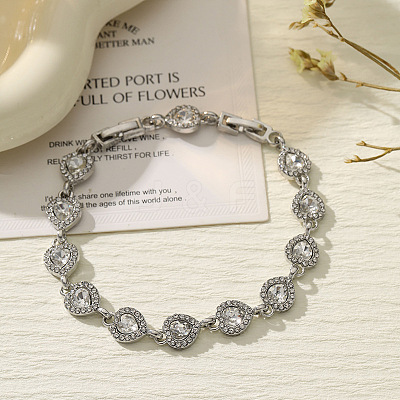 Alloy Link Bracelets for Women PW-WG00AB7-05-1