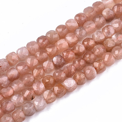 Natural Sunstone Beads Strands G-S362-081-1