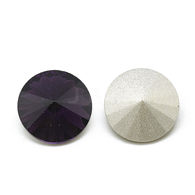 Pointed Back Glass Rhinestone Cabochons RGLA-T086-16mm-16-1