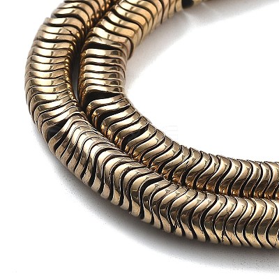 Electroplated Synthetic Non-magnetic Hematite Beads Strands G-B132-A01-01D-1