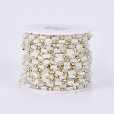 Handmade Glass Beaded Chains CHC-F008-B02-1