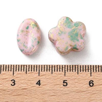 Opaque Acrylic Beads OACR-M015-15C-1