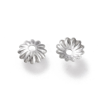 Non-Tarnish 304 Stainless Steel Bead Caps STAS-K194-06P-01-1
