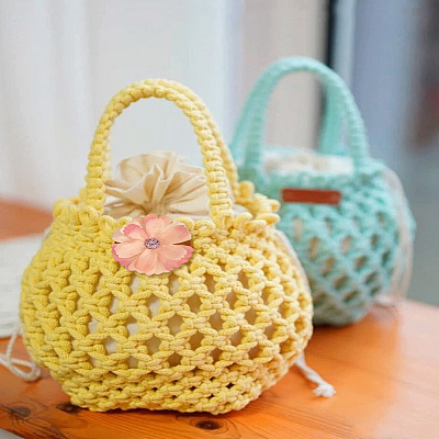 36Pcs 6 Colors Silk Cloth Artifical Flower DIY-LP0003-30B-1