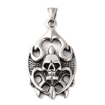 316 Surgical Stainless Steel Big Pendants STAS-Z073-26AS-1
