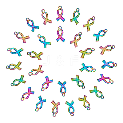 40Pcs Alloy Pendants Enamel Settings FIND-PH0001-66-1