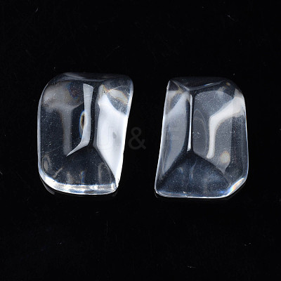 Transparent Rectangle Resin Cabochons CRES-N031-006A-A01-1