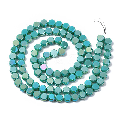 Electroplate Glass Beads Strands EGLA-Q125-002-A02-1