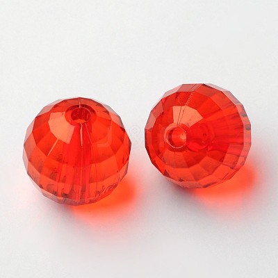 Transparent Acrylic Beads PL544Y-2-1