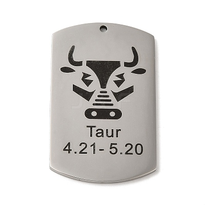 Non-Tarnish 304 Stainless Steel Pendants STAS-C098-01D-P-1
