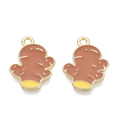 Alloy Enamel Pendants ENAM-Q003-06G-1
