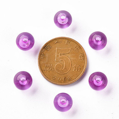 Transparent Acrylic Beads MACR-S370-A8mm-740-1