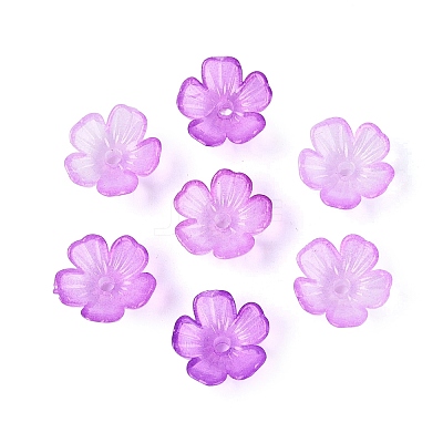 Transparent Plastic Bead Caps KY-Q005-02A-06-1