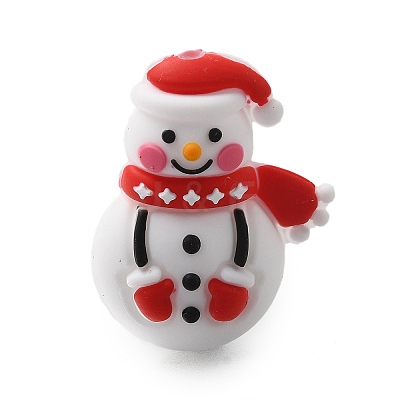 Christmas Theme Silicone Focal Beads SIL-L007-01I-1