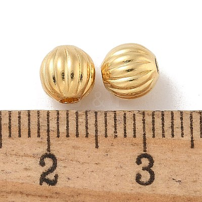 Brass Beads KK-H503-12G-02-1