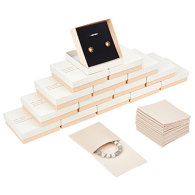 Cardboard Jewelry Storage Gift Boxes LS-CON-WH0084-61A-1