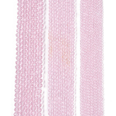 Glass Beads Strands EGLA-A044-T4mm-D10-1