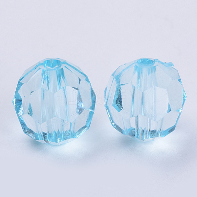 Transparent Acrylic Beads LS-TACR-Q257-10mm-V38-1